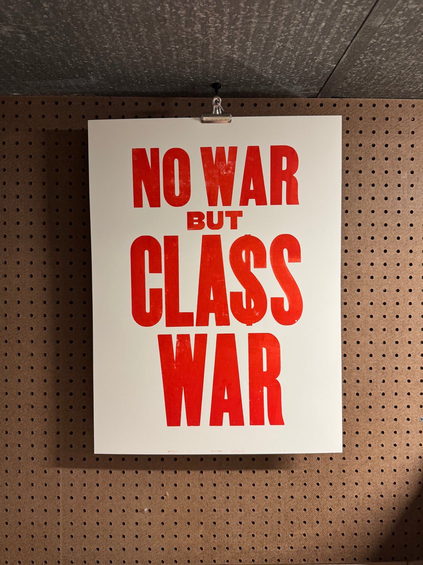 No War but Class War