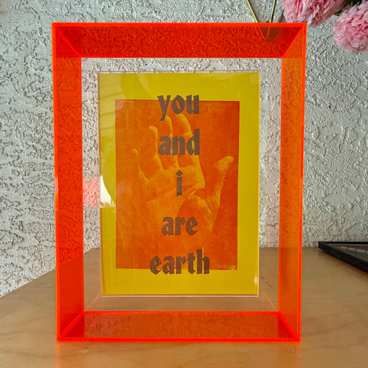 You and I are earth