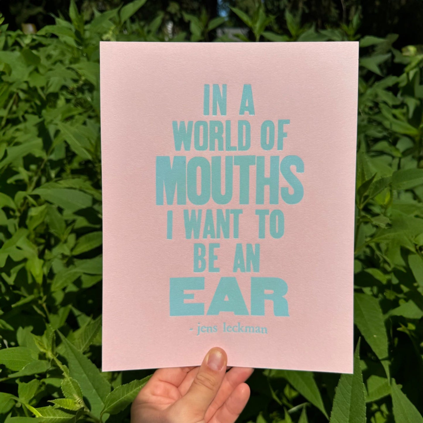 Be an Ear