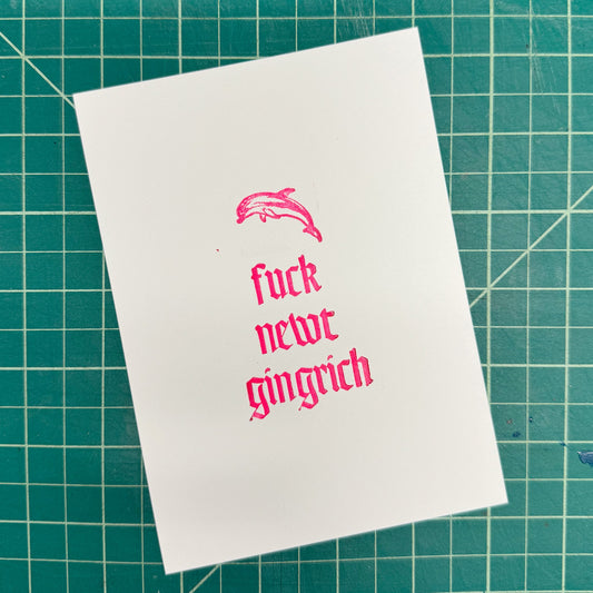 F*ck Newt Gingrich - Dolphin Edition