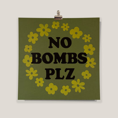 No Bombs Plz