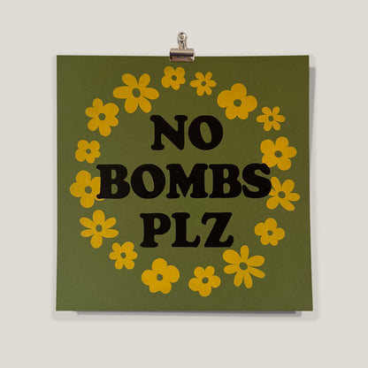 No Bombs Plz