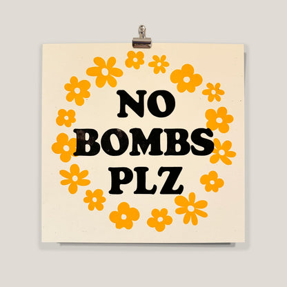 No Bombs Plz