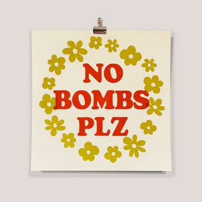 No Bombs Plz