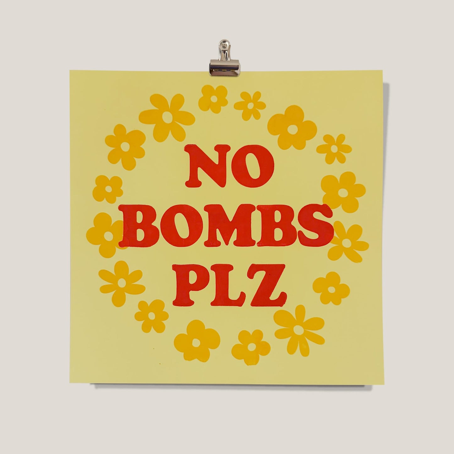 No Bombs Plz